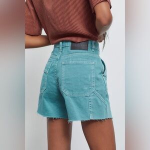 BDG Teal Jean Shorts